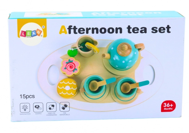 Wooden Tea and Coffee Set for Kids