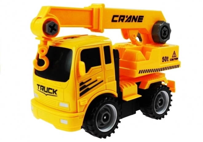 Interchangeable Construction Vehicle Toy Set