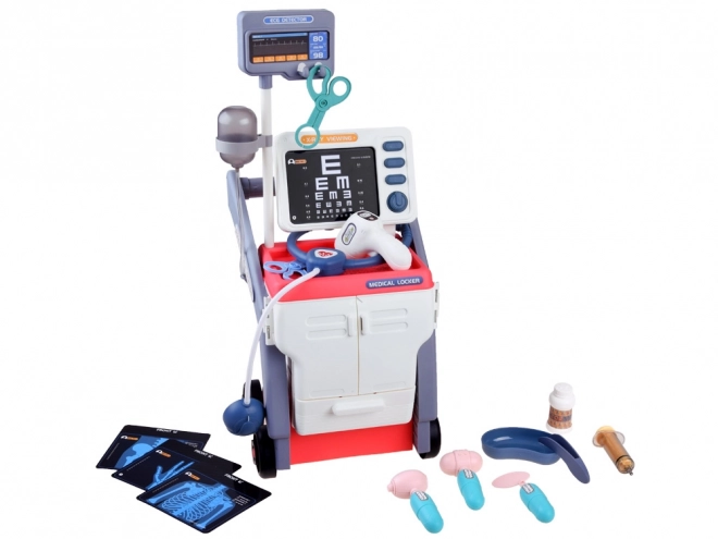 Medical Trolley Set for Little Doctors