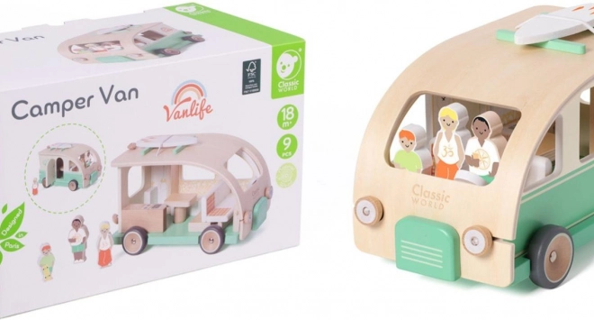 Inserto in legno Camper