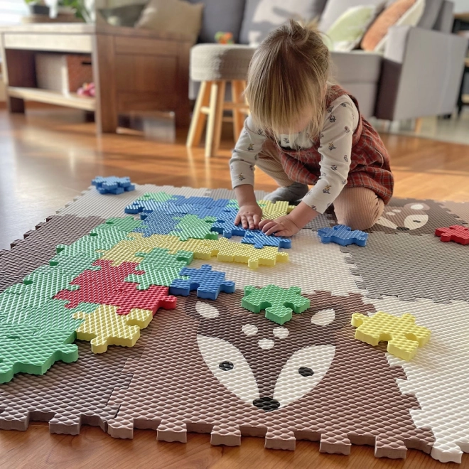 Interactive Deer Puzzle Mat