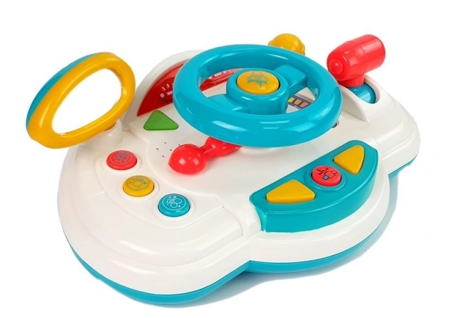 Interactive Kids Steering Wheel with Horn and Lights