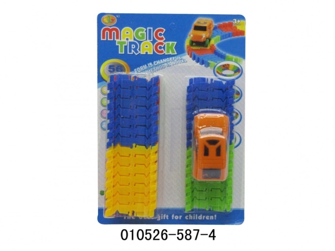 Car Track Set with 8 cm Cars