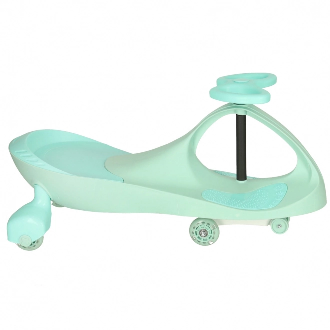 Gravity Ride-On Toy with LED Wheels in Green and Yellow – Turquoise