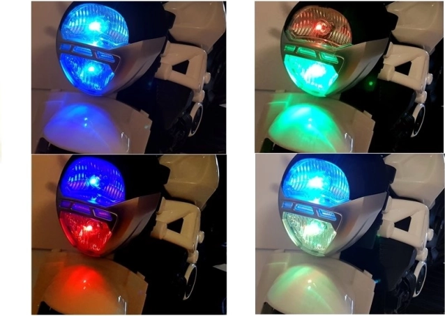 Faro LED multicolore