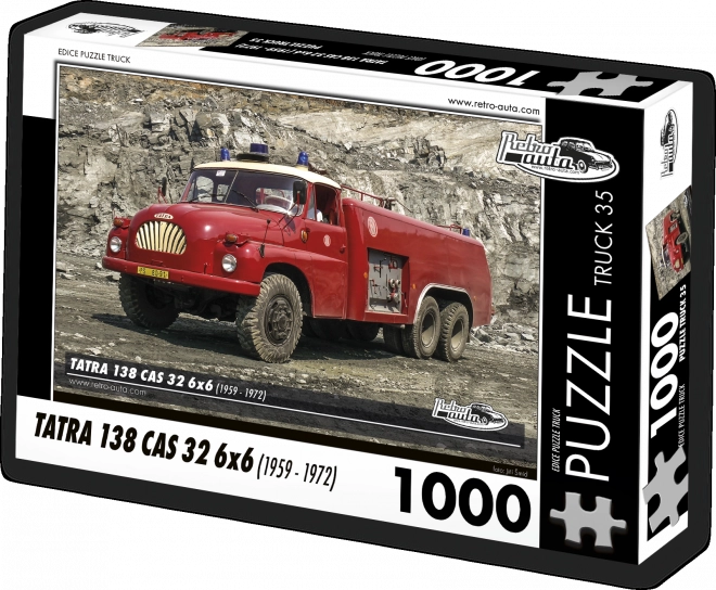 Retro Cars Puzzle Truck Tatra 138 CAS 32 6x6