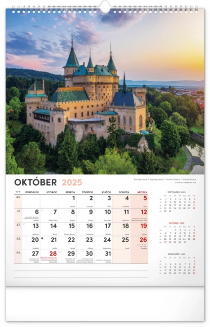 Wall Calendar Our Slovakia 2025