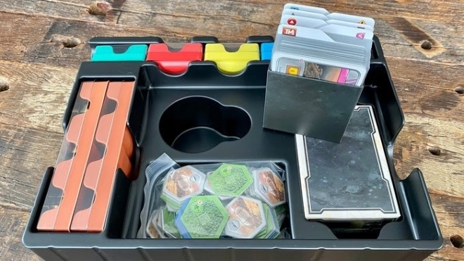 Terraforming Mars Accessory Set: Big Storage Box and 3D Elements