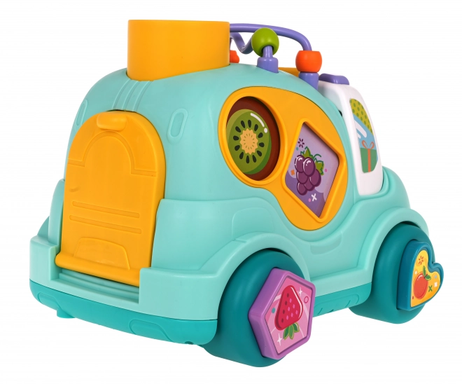 Multifunctional Toy Bus with Shape Sorter