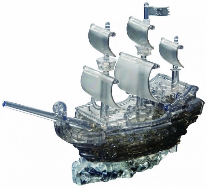 3D Crystal Puzzle Pirate Ship 101 Pieces