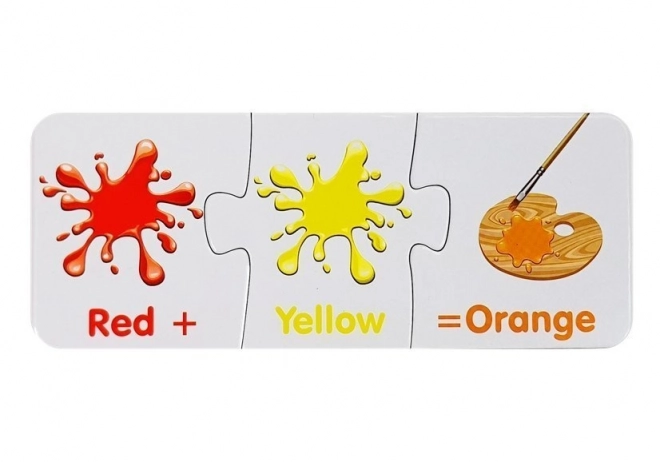 Puzzle educative colori inglesi 10 connessioni