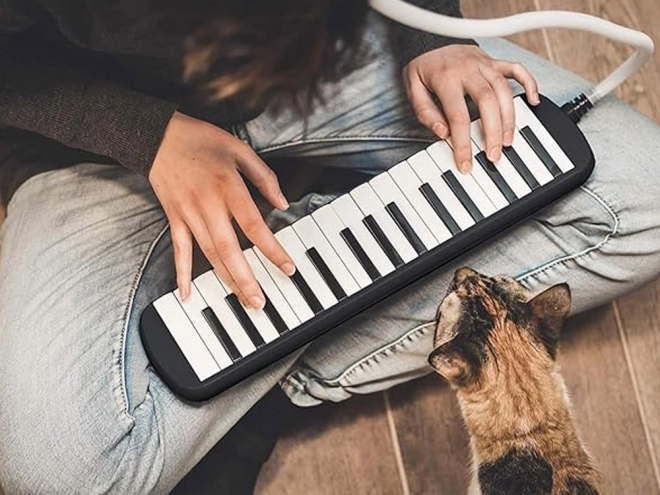 Musical Instrument 32-Key Melodica with Case