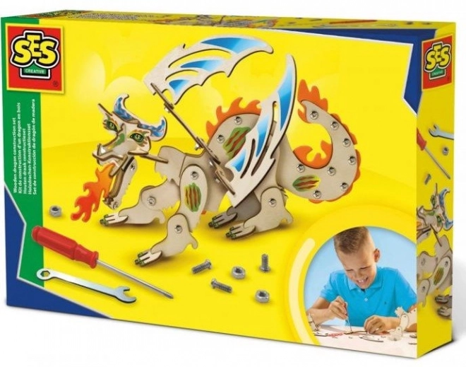 Wooden Dragon Craft Kit