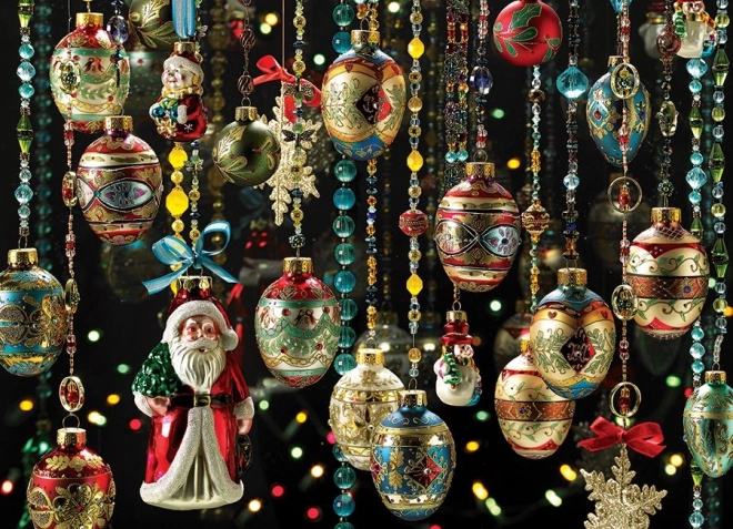 Puzzle decorazioni natalizie 1000 pezzi