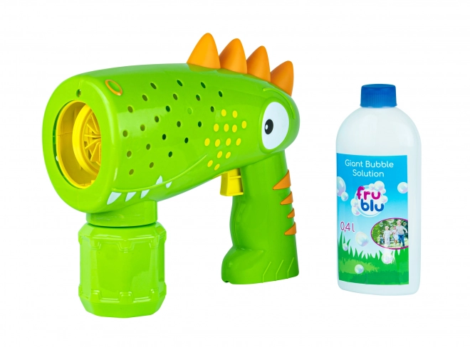 Dino Bubble Blaster with Reservoir and Solution