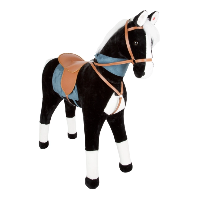 Small Foot Black Riding Horse XL with Sound