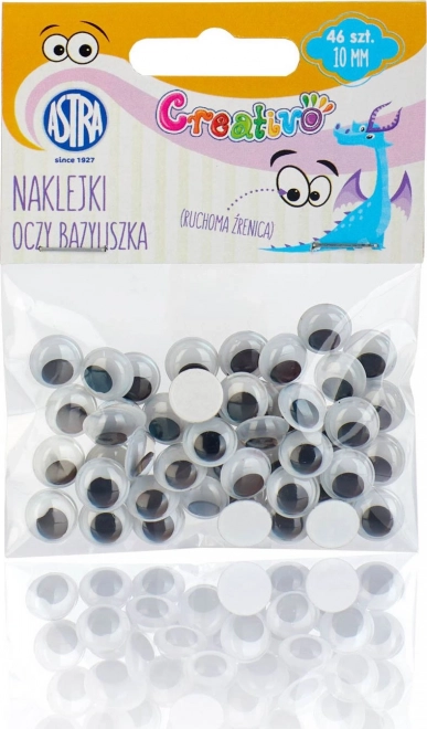Öntapadó szemek 10 mm ASTRA CREATIVO