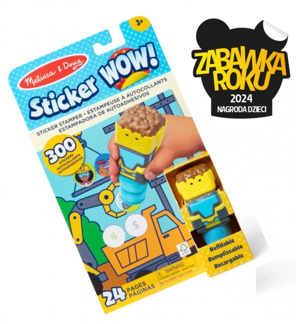 Sticker WOW Stamping Fun - Bulldozer