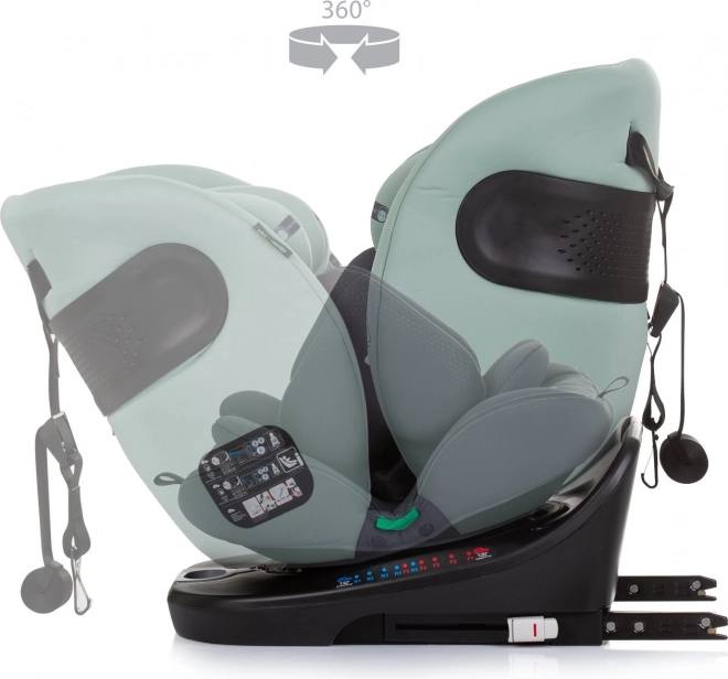 Chipolino 360° Motion Car Seat Pastel Green