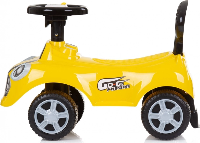 Chipolino walker car with melodies Go-Go yellow – Yellow