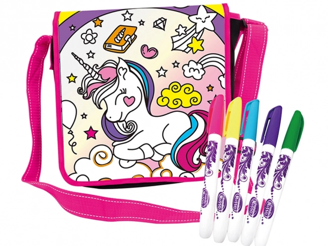 Unicorn Painting Bag with Markers