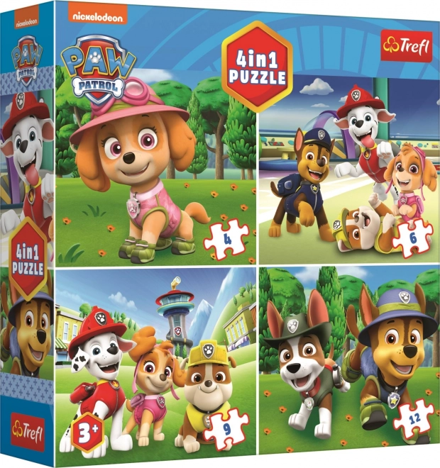 Trefl Paw Patrol Progressive Puzzle Set