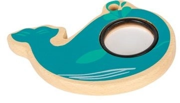 Small Foot Wooden Whale Toy - Turquoise