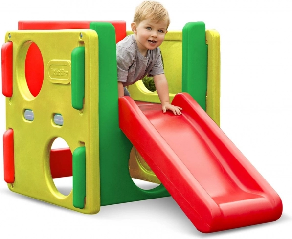 Little Tikes Jr. Activity Gym – natural outdoor and indoor climber with slide