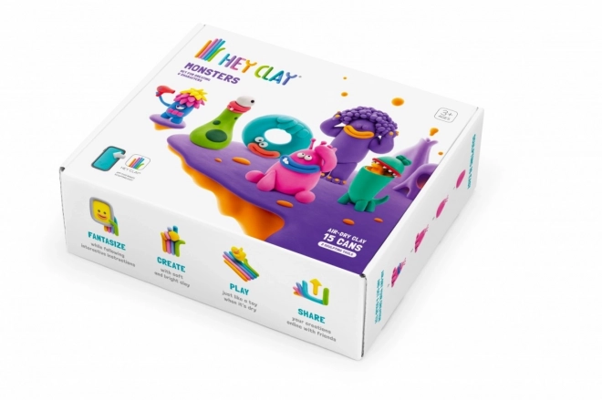 Hey Clay Monster Play Dough Set