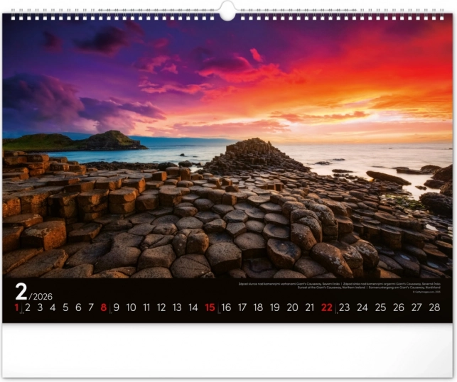 Calendrier Mural Paysages 2026