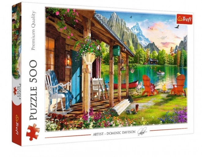 Mountain Cottage Puzzle 500 Pieces