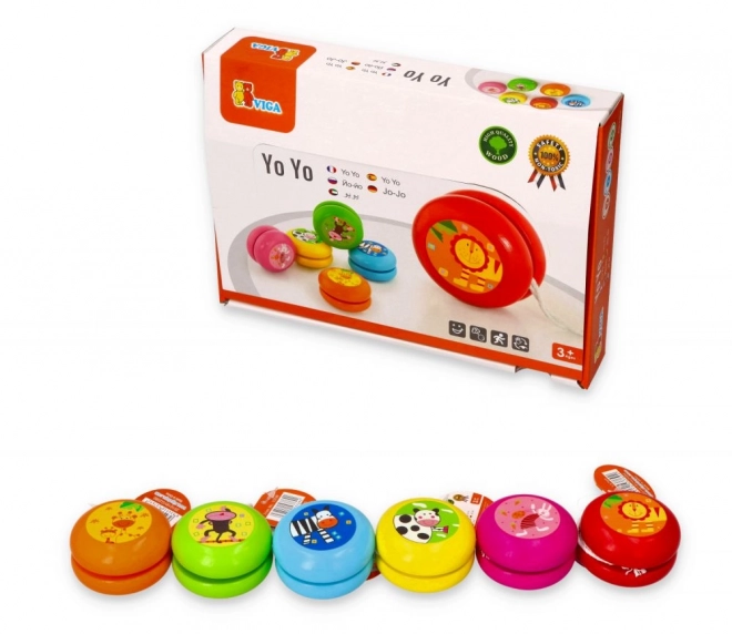 Colorful Wooden Yo-Yo