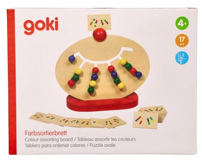 Goki Color Sorting Table - Oval