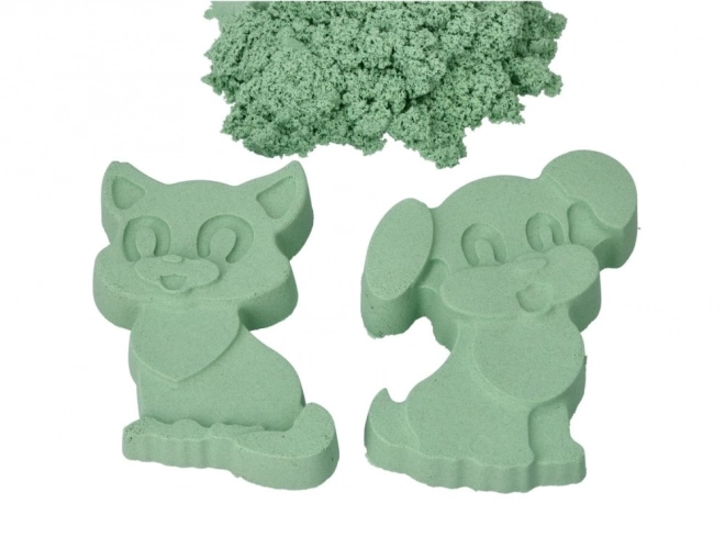 Kinetic Sand 2 Kg Mint with Animal Molds and Shovel