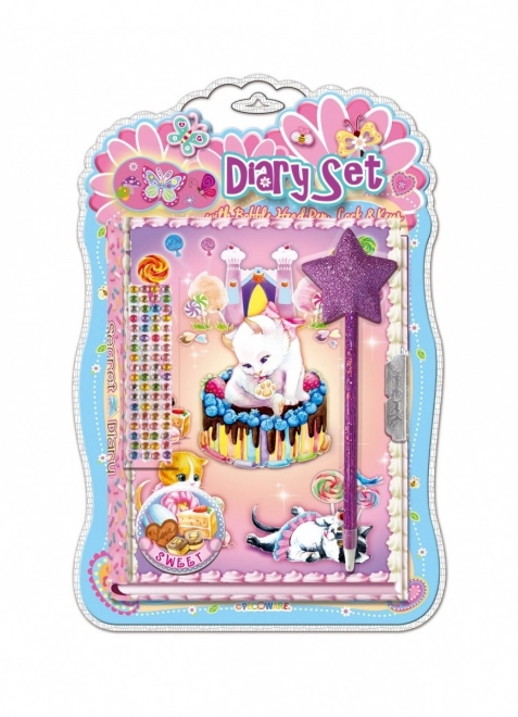 Pecoware Cat Diary with Pen