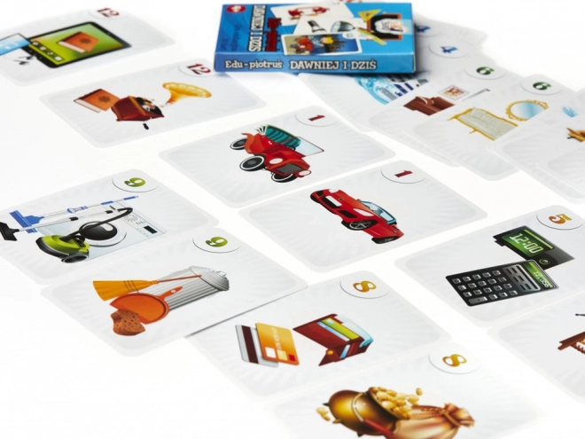 Educational Card Game Before and Today