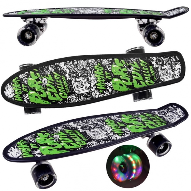 Fiszka Skateboard with LED Wheels