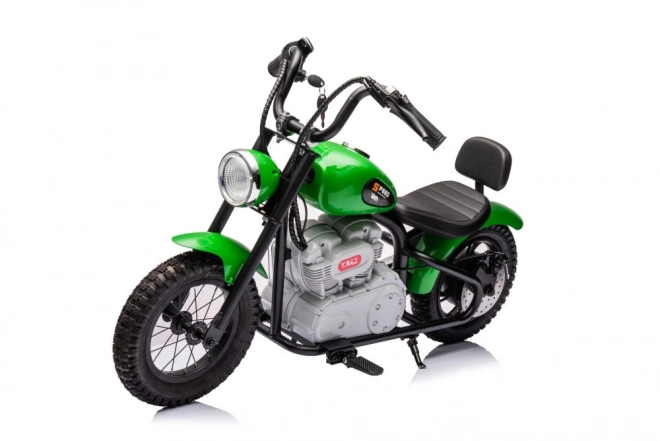 Battery-Powered Motorcycle for Kids - Green