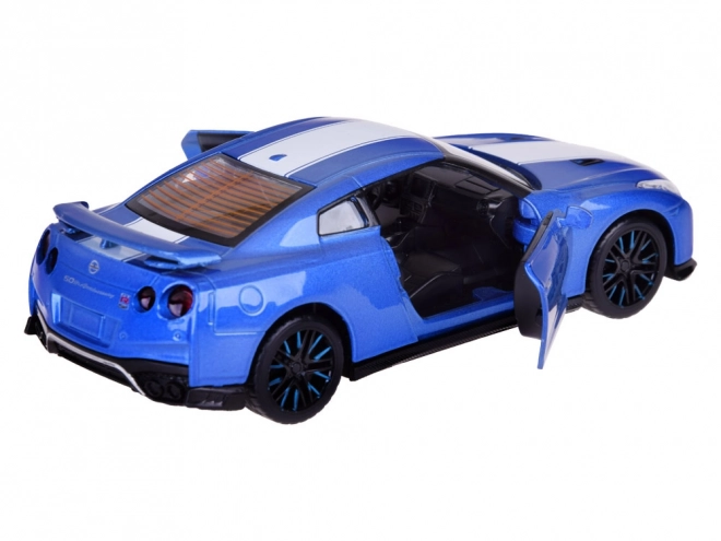 Auto in metallo Nissan GT-R 1:32 con porte apribili