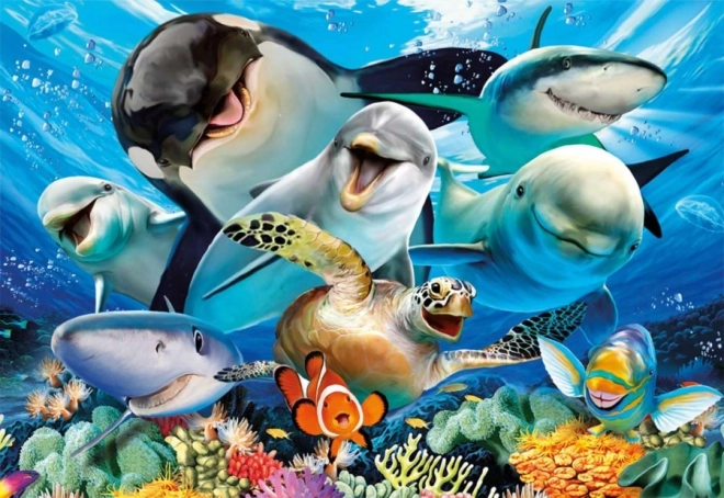 Educa Underwater Selfie Puzzle 500 Pieces