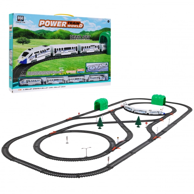 Large Train Set for Children 4+ with Carriages and 9m Track