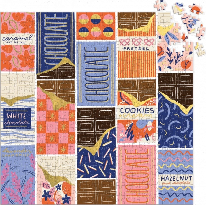 Puzzle quadrato Al bar del cioccolato 500 pezzi