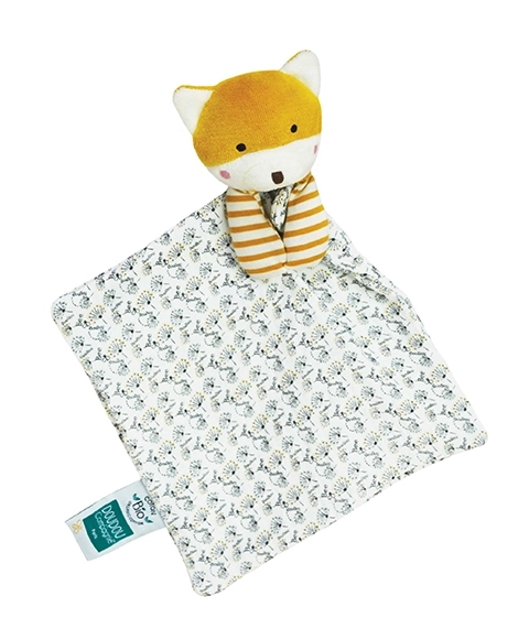 Gift Set - Plush Fox with Organic Cotton Blanket