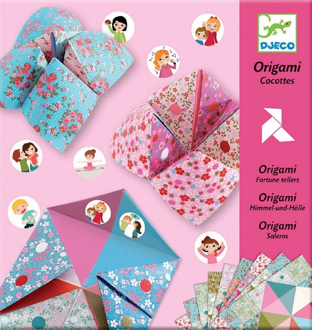 Djeco Origami Heaven, Hell, Paradise (Pink)