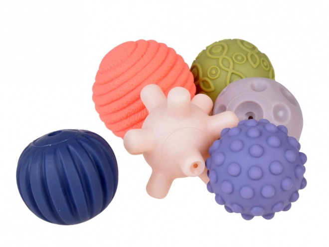 Sensory Ball Set for Kids - 6 Colorful Textured Balls