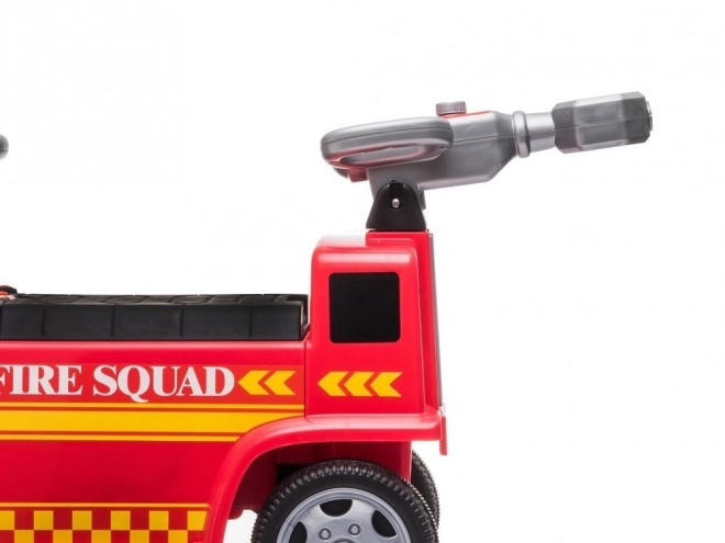 Fire Truck Ride-On with Bubble Cannon and Sound