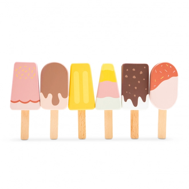 Wooden Popsicle Set for Kids