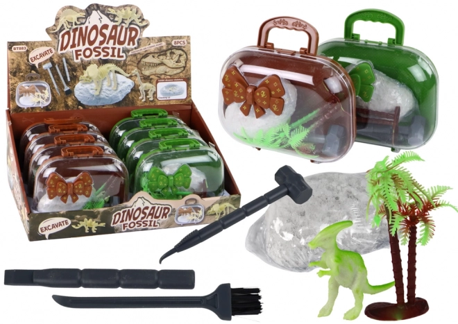 Dinosaur Excavation Kit with Suitcase