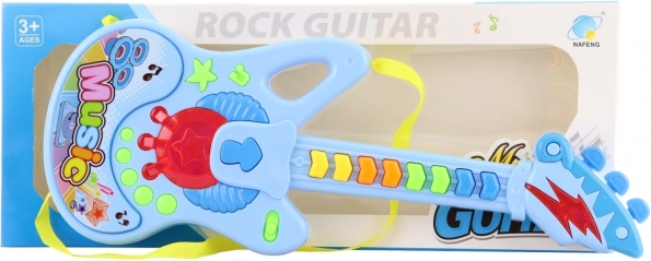 Children's Plastic Guitar with Batteries