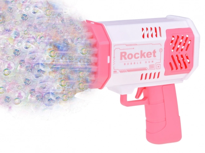 Bubble Gun Light with Soap Solution for Kids